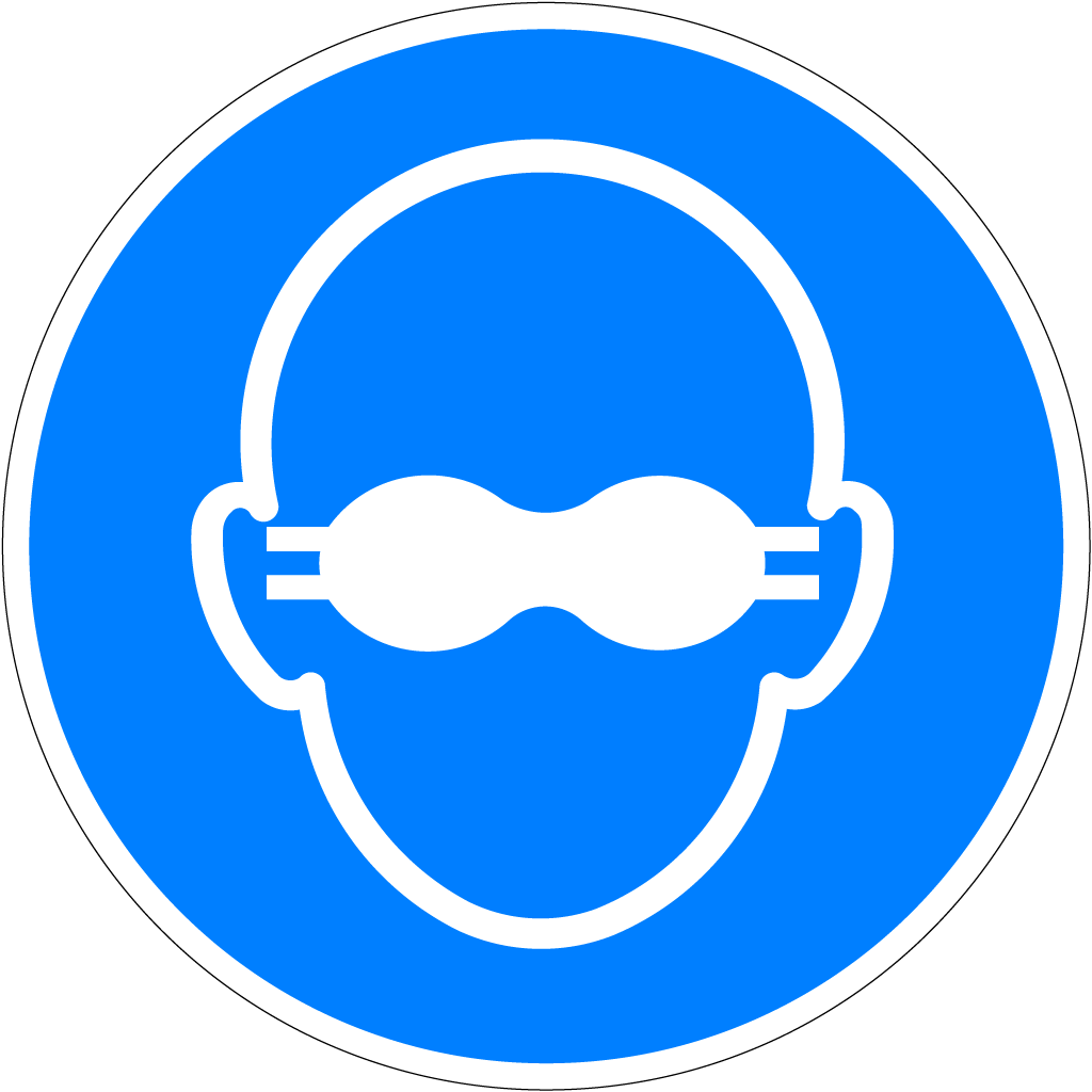 Opaque Eye Protection Must Be Worn