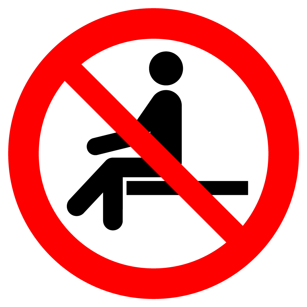 No Sitting